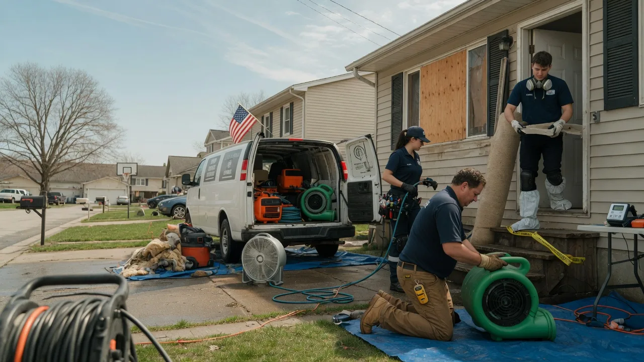 Water Damage Restoration in Moscow, IA near me
